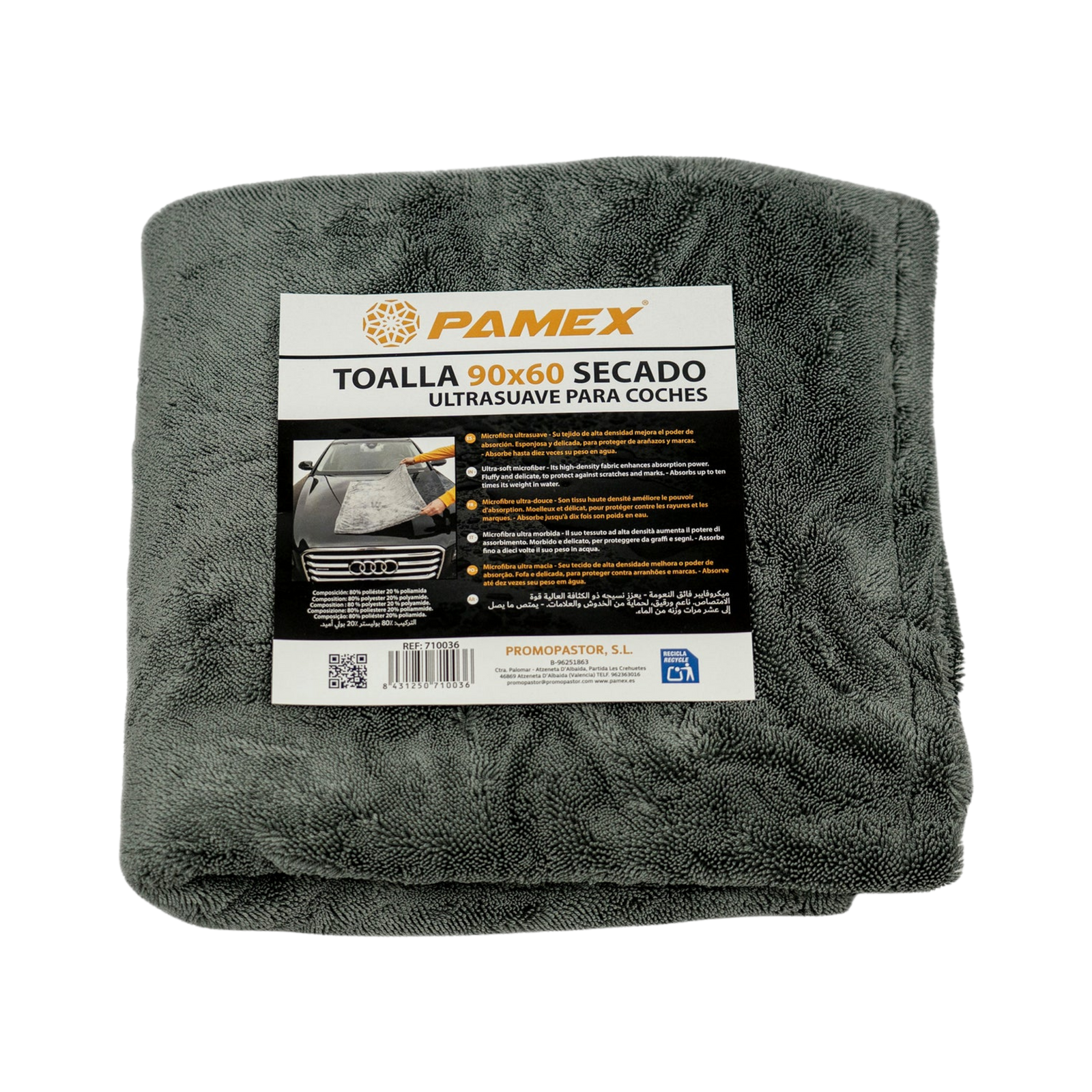 Toalla secado 60x90